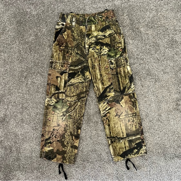 Redhead pants boys small camouflage baggy cargo pants real tree hunting outdoor - Picture 5 of 16